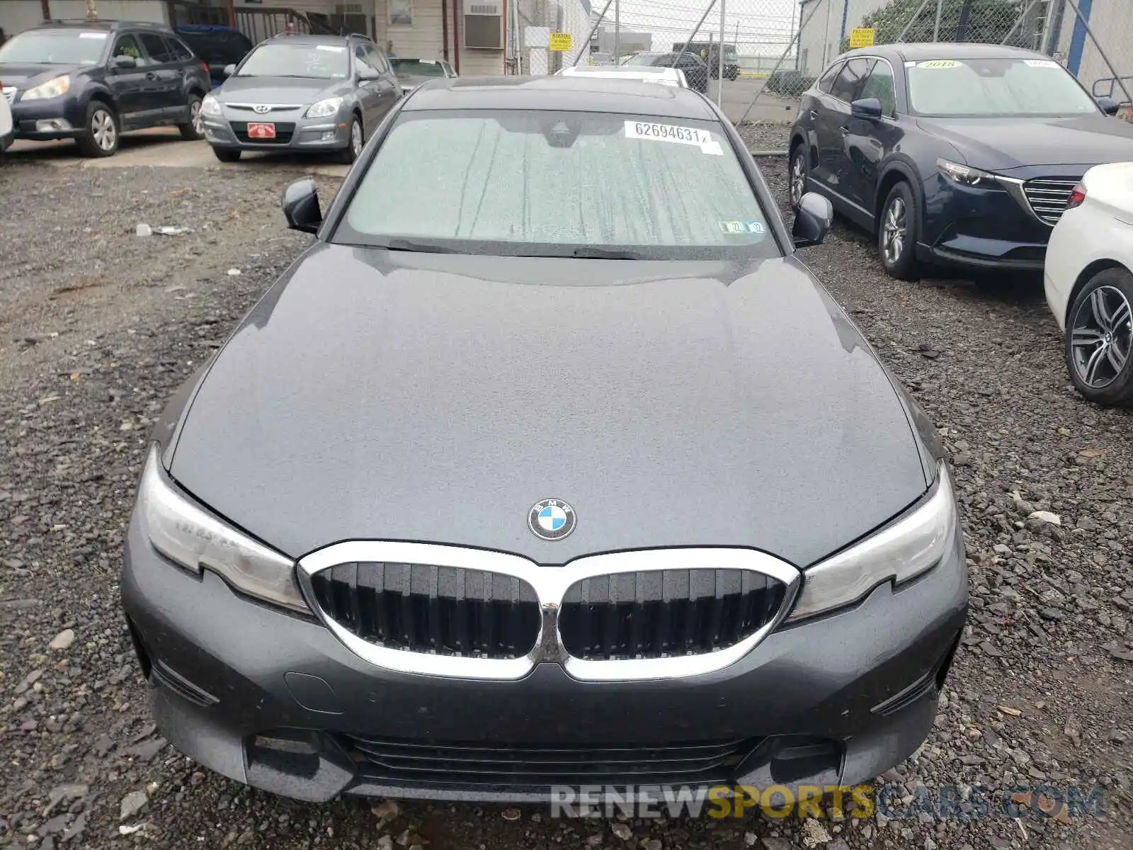 9 Photograph of a damaged car 3MW5R7J07M8C16617 BMW 3 SERIES 2021