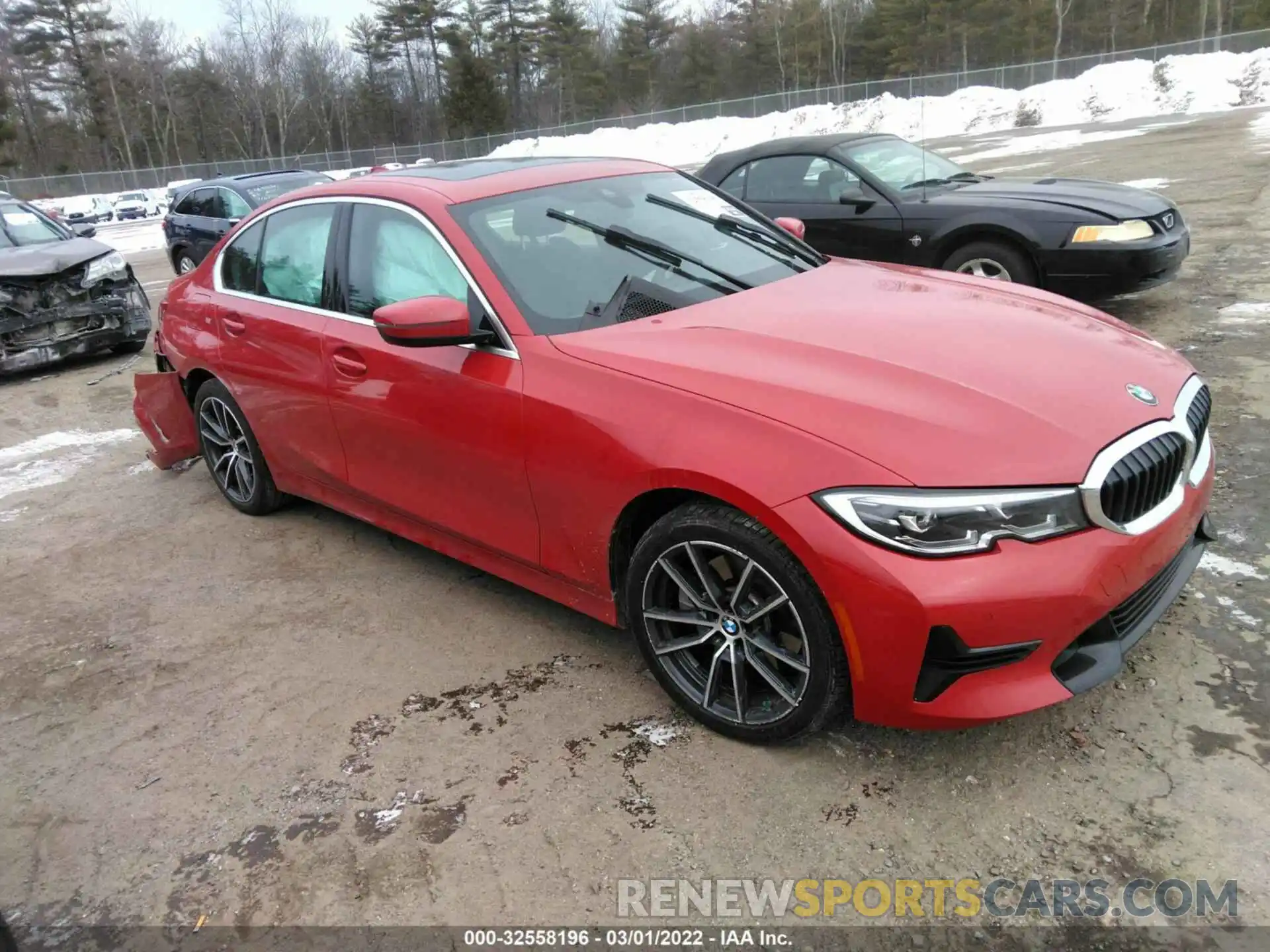 1 Photograph of a damaged car 3MW5R7J08M8B50627 BMW 3 SERIES 2021