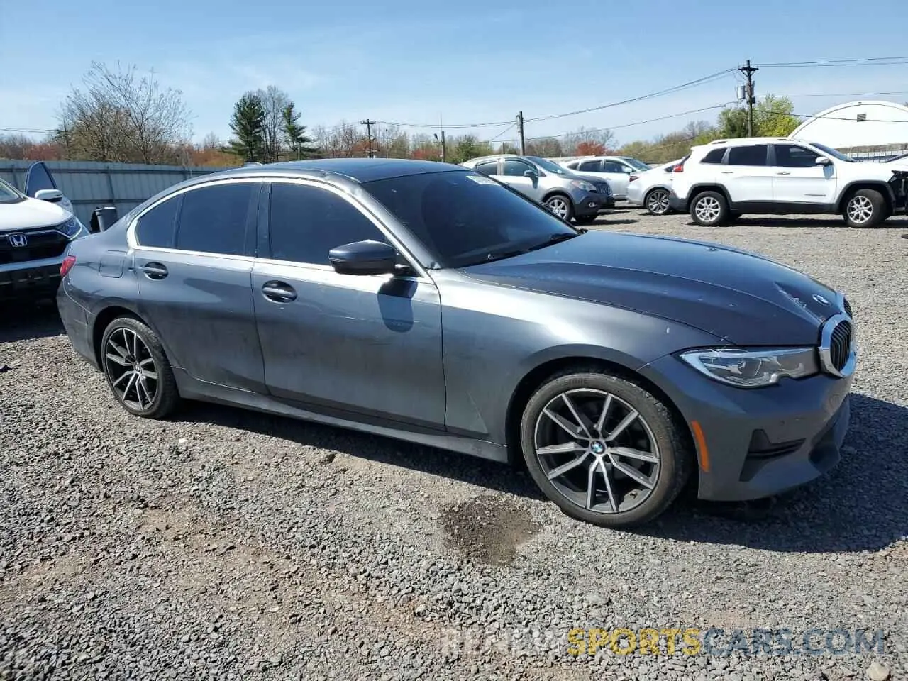 4 Photograph of a damaged car 3MW5R7J08M8B51129 BMW 3 SERIES 2021
