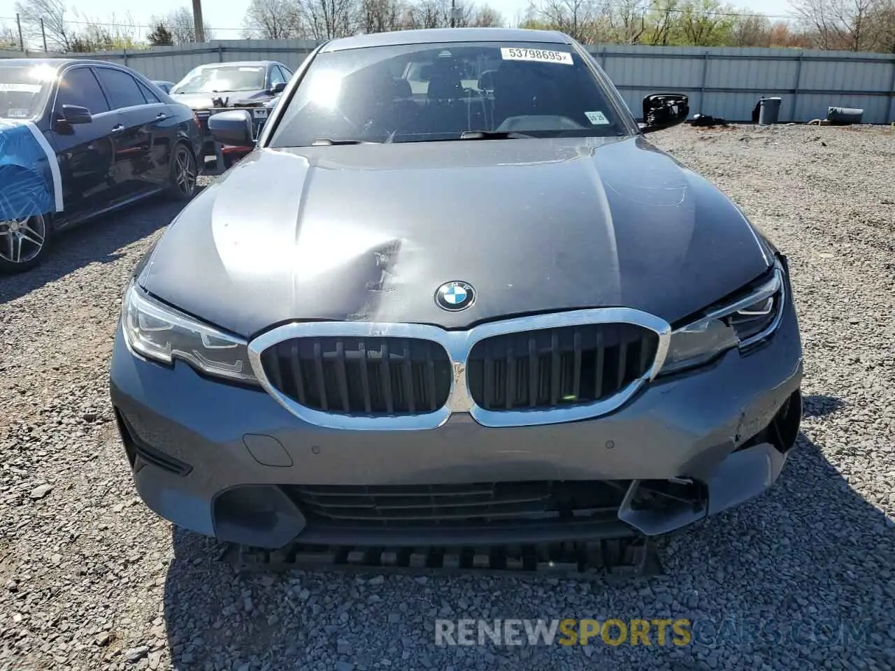 5 Photograph of a damaged car 3MW5R7J08M8B51129 BMW 3 SERIES 2021
