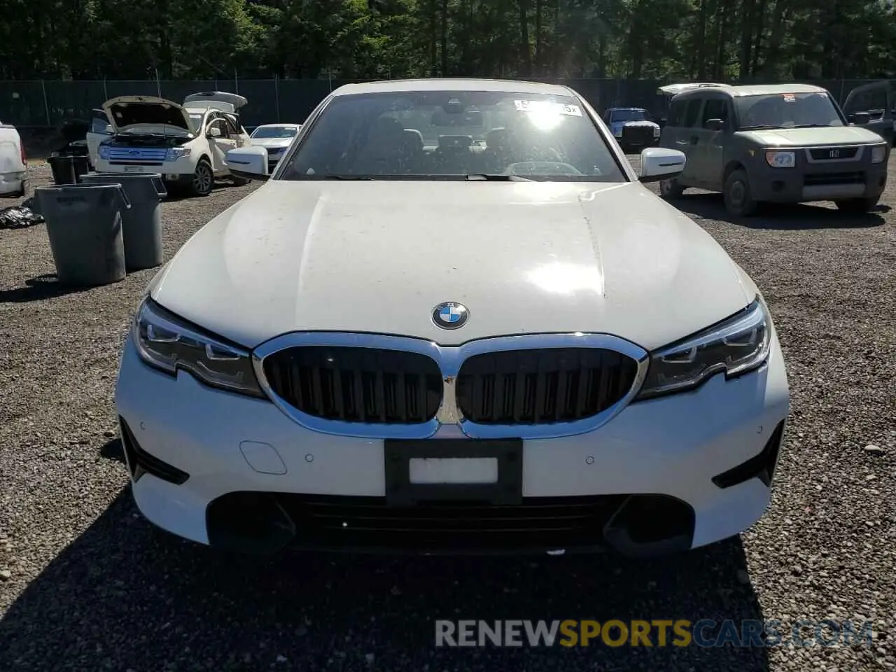 5 Photograph of a damaged car 3MW5R7J08M8B65337 BMW 3 SERIES 2021
