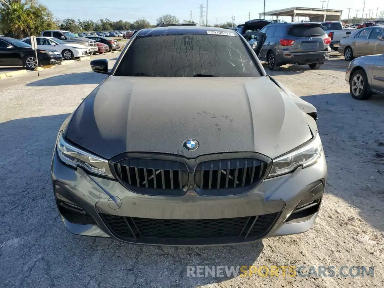 5 Photograph of a damaged car 3MW5R7J08M8B71462 BMW 3 SERIES 2021