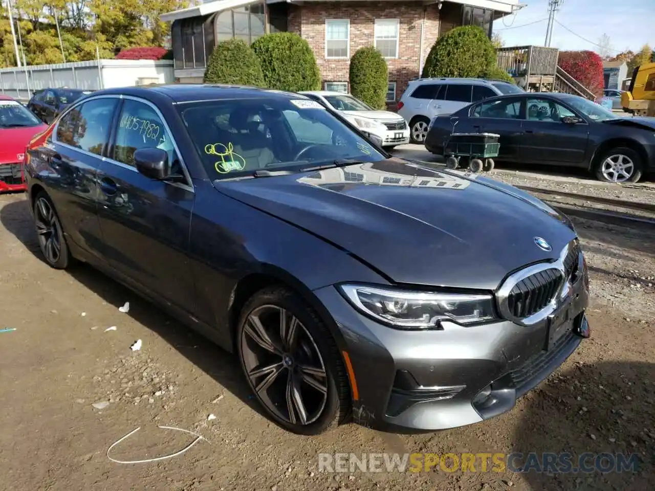 1 Photograph of a damaged car 3MW5R7J08M8B71641 BMW 3 SERIES 2021