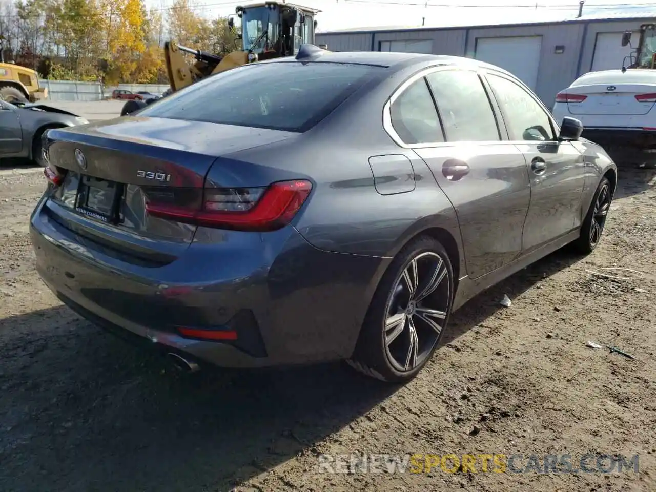 4 Photograph of a damaged car 3MW5R7J08M8B71641 BMW 3 SERIES 2021