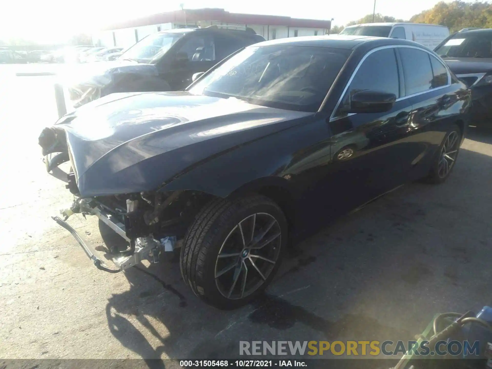 2 Photograph of a damaged car 3MW5R7J09M8B48417 BMW 3 SERIES 2021