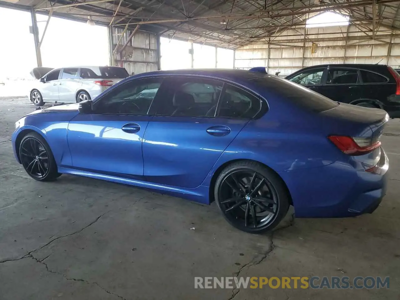2 Photograph of a damaged car 3MW5R7J09M8B67209 BMW 3 SERIES 2021