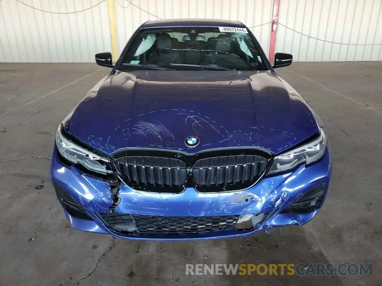 5 Photograph of a damaged car 3MW5R7J09M8B67209 BMW 3 SERIES 2021