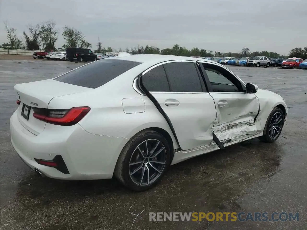 3 Photograph of a damaged car 3MW5R7J09M8B74497 BMW 3 SERIES 2021
