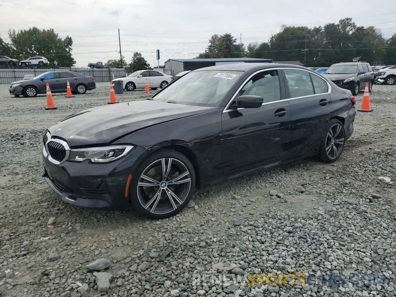1 Photograph of a damaged car 3MW5R7J09M8B78517 BMW 3 SERIES 2021