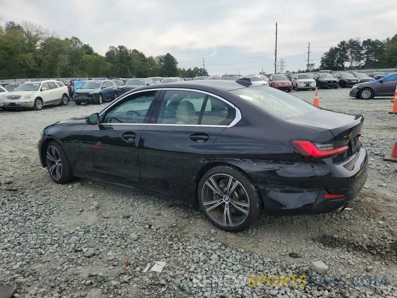 2 Photograph of a damaged car 3MW5R7J09M8B78517 BMW 3 SERIES 2021