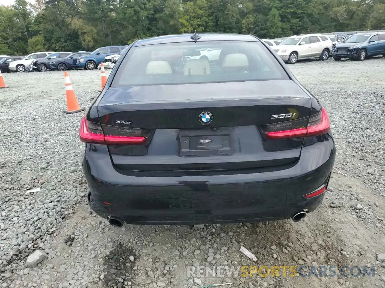 6 Photograph of a damaged car 3MW5R7J09M8B78517 BMW 3 SERIES 2021