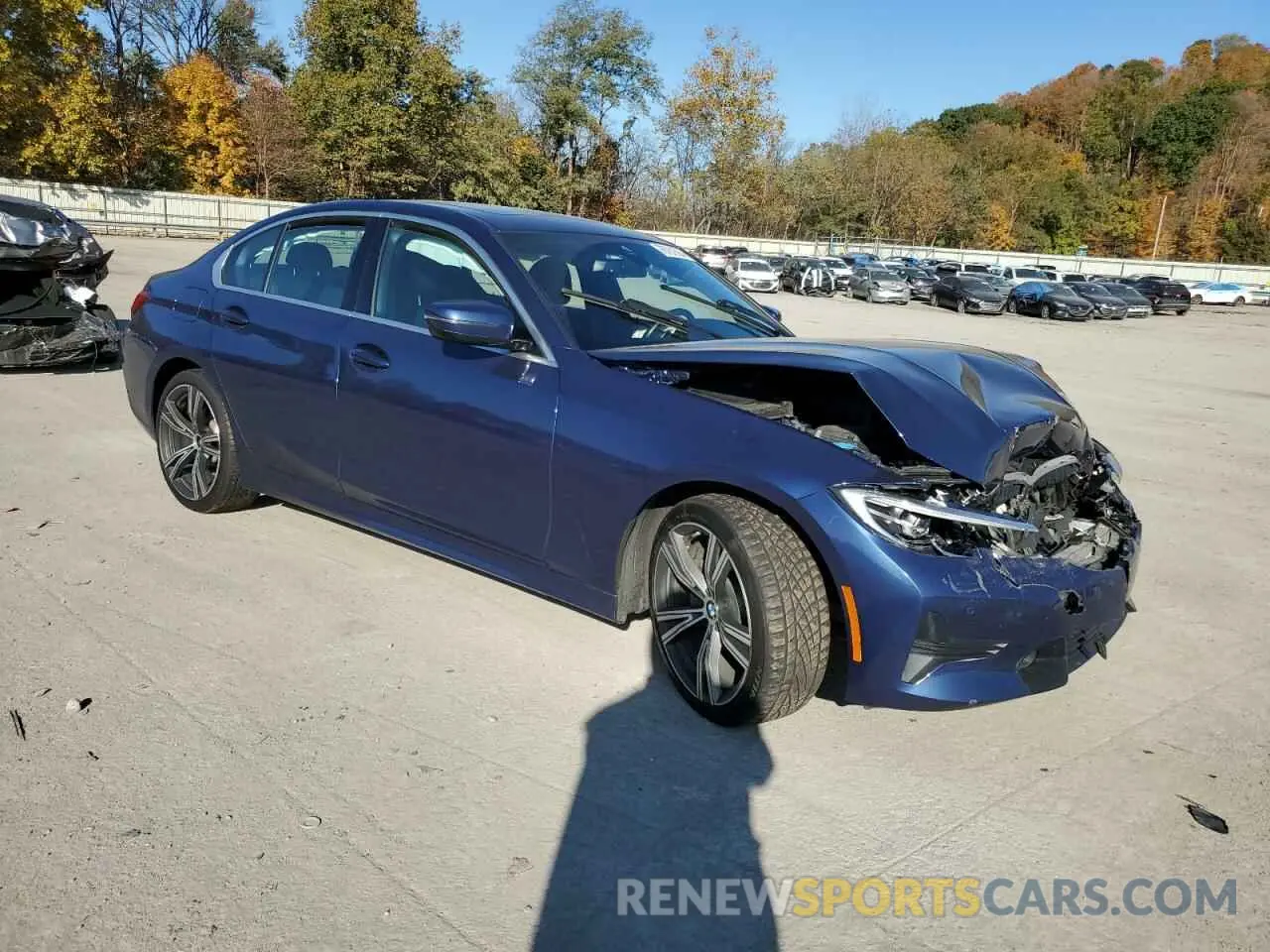 4 Photograph of a damaged car 3MW5R7J09M8B83507 BMW 3 SERIES 2021