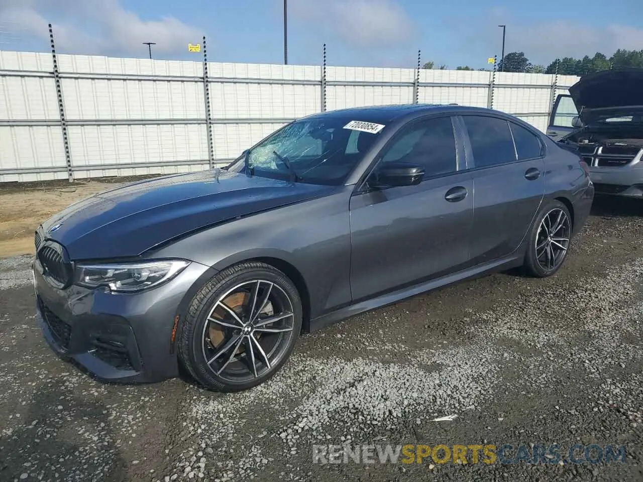 1 Photograph of a damaged car 3MW5R7J09M8B96404 BMW 3 SERIES 2021