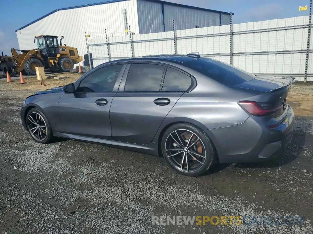 2 Photograph of a damaged car 3MW5R7J09M8B96404 BMW 3 SERIES 2021