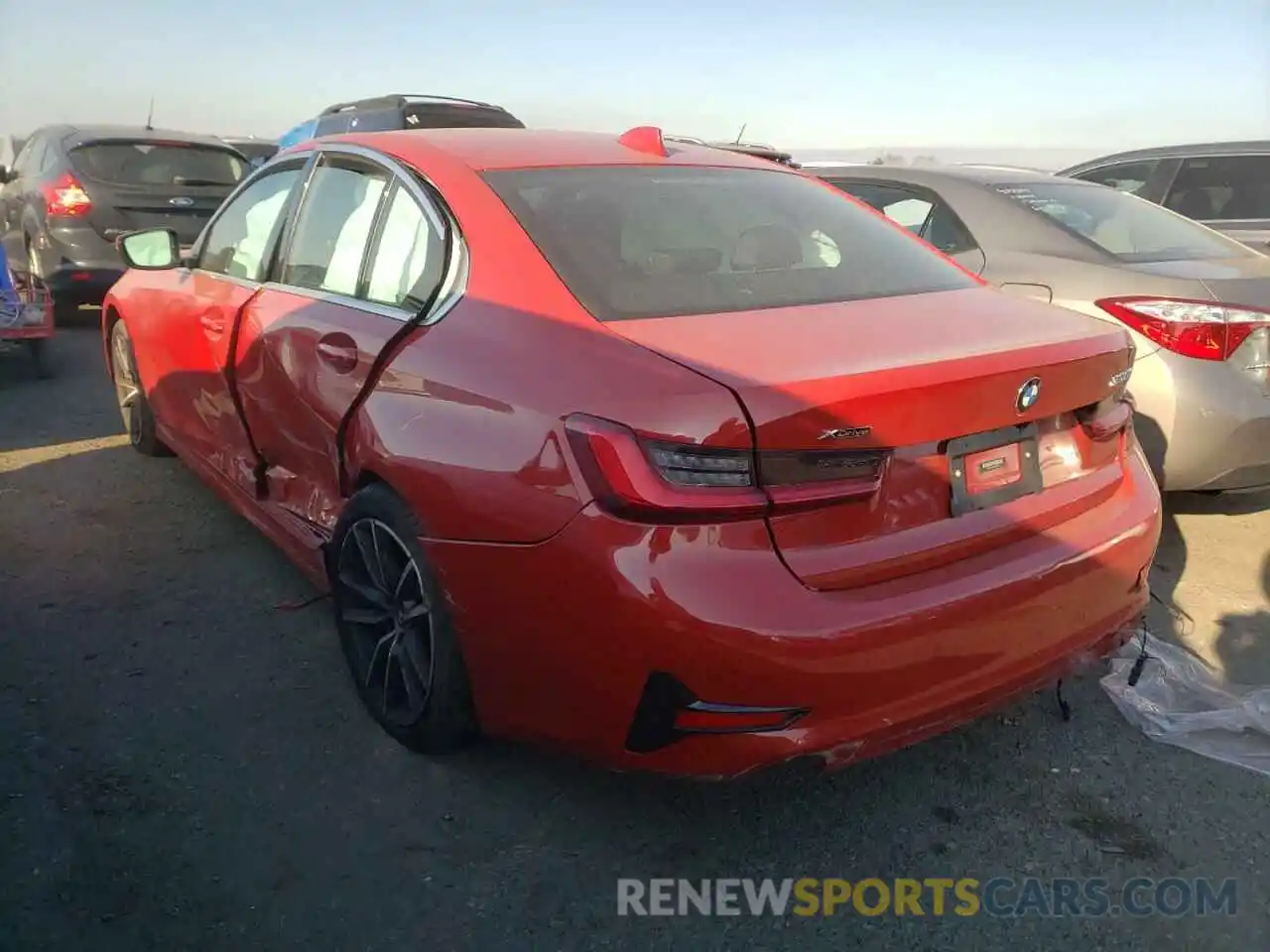 3 Photograph of a damaged car 3MW5R7J09M8C18451 BMW 3 SERIES 2021