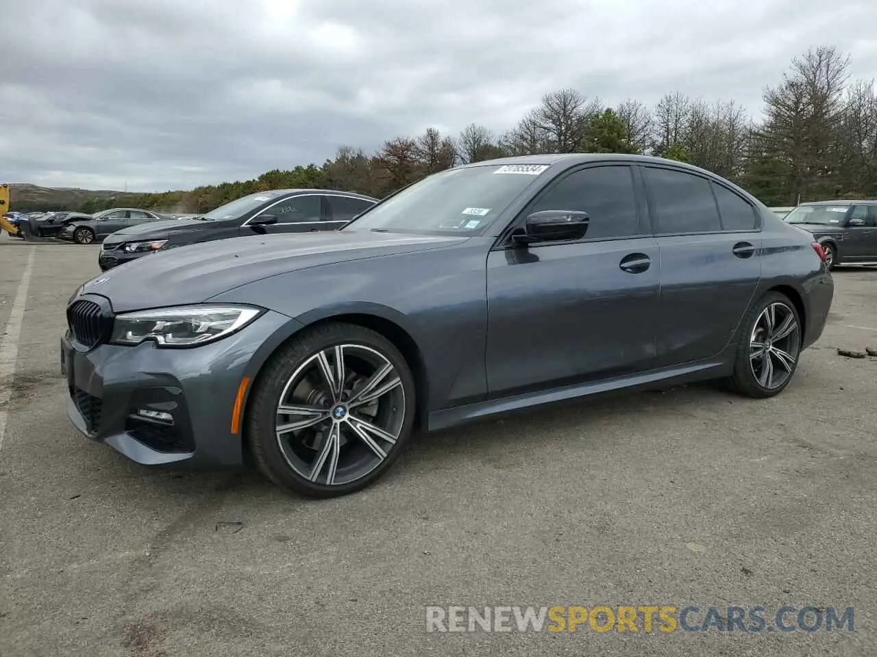 1 Photograph of a damaged car 3MW5R7J0XM8B64285 BMW 3 SERIES 2021