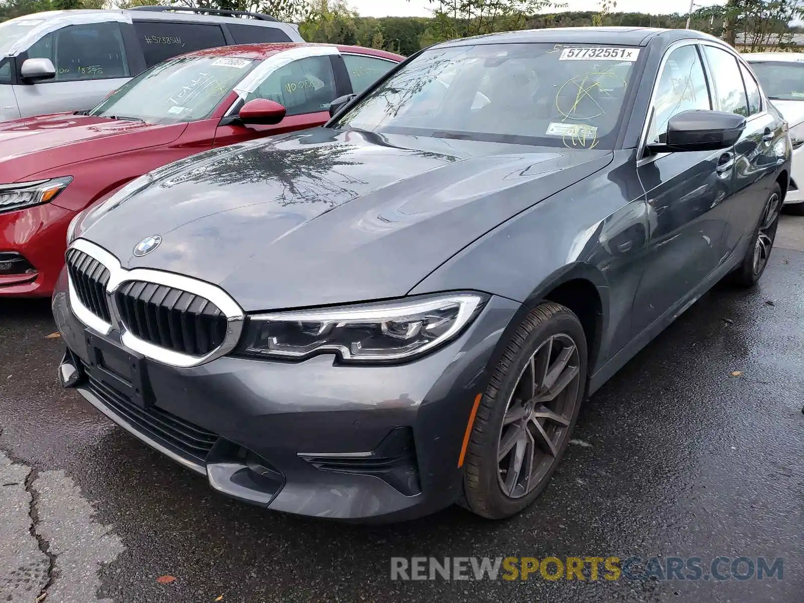 2 Photograph of a damaged car 3MW5R7J0XM8B85444 BMW 3 SERIES 2021