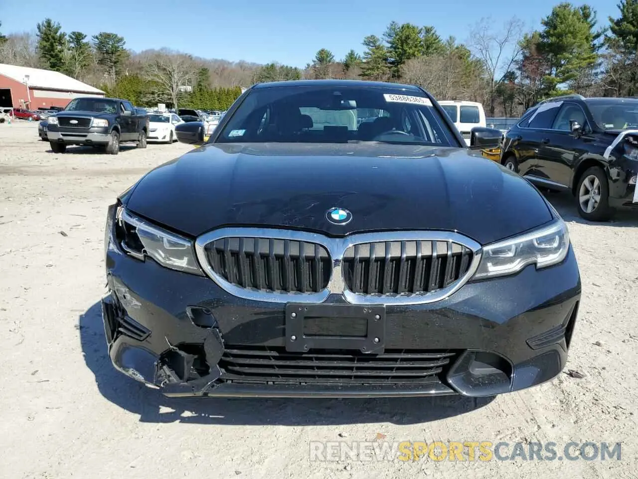 5 Photograph of a damaged car 3MW5R7J0XM8B93303 BMW 3 SERIES 2021