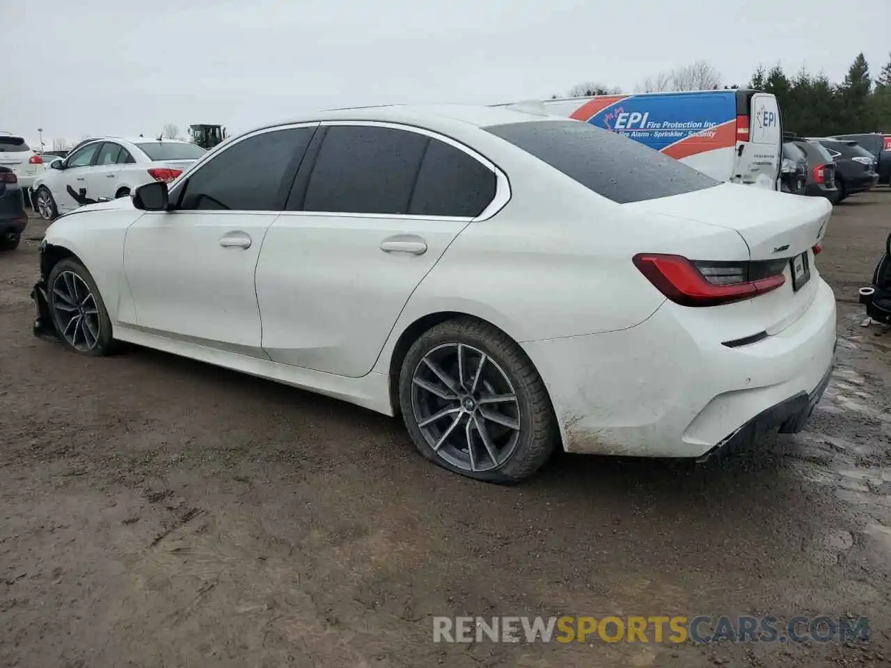 2 Photograph of a damaged car 3MW5R7J0XM8C04039 BMW 3 SERIES 2021