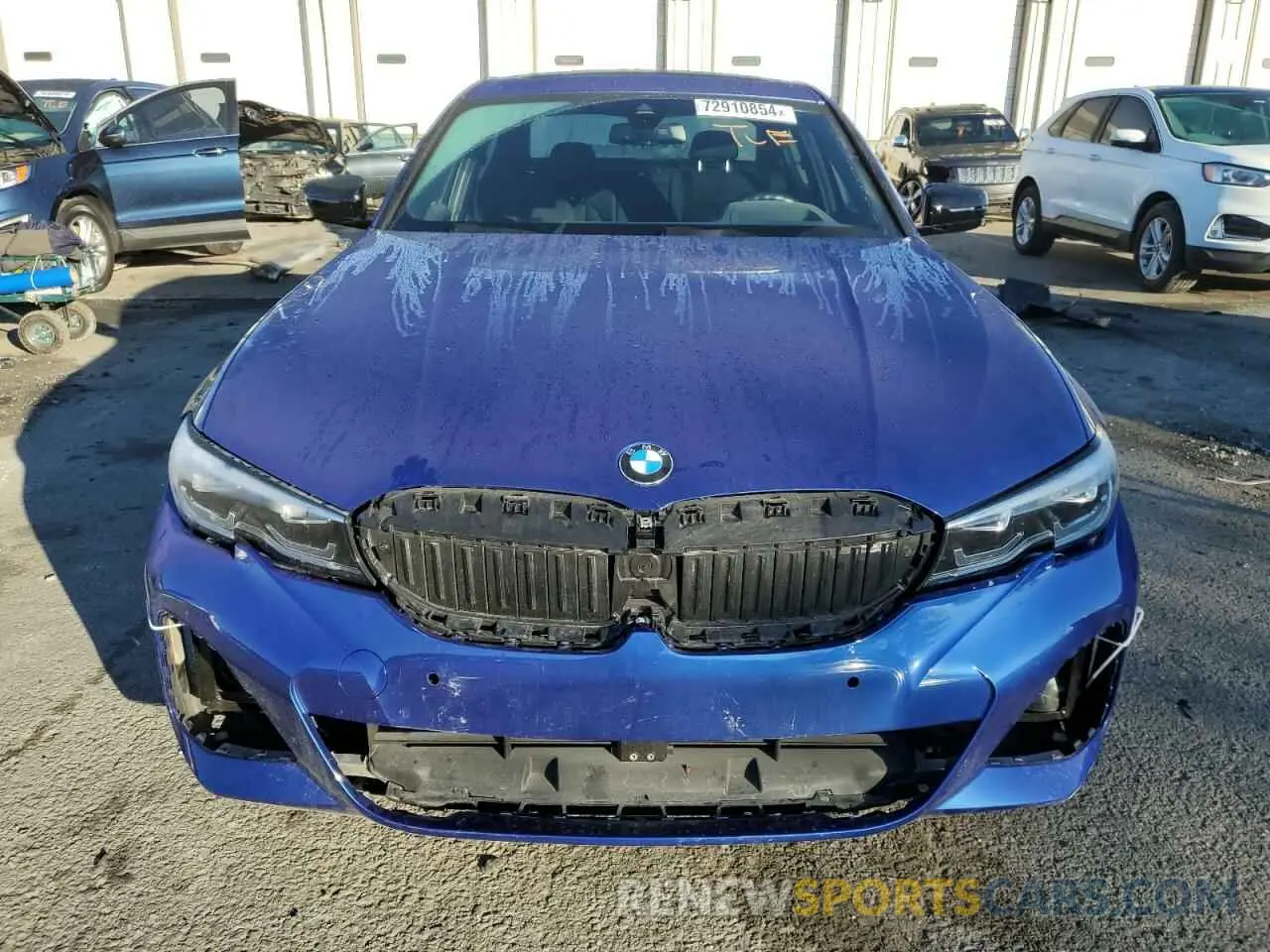 5 Photograph of a damaged car 3MW5R7J0XM8C14425 BMW 3 SERIES 2021