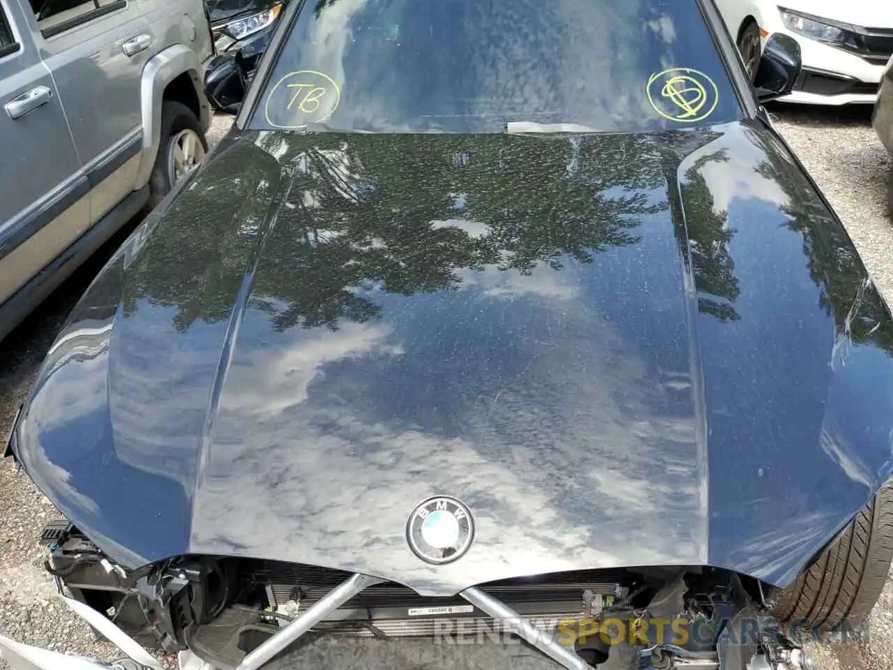 7 Photograph of a damaged car 3MW5R7J0XM8C18183 BMW 3 SERIES 2021