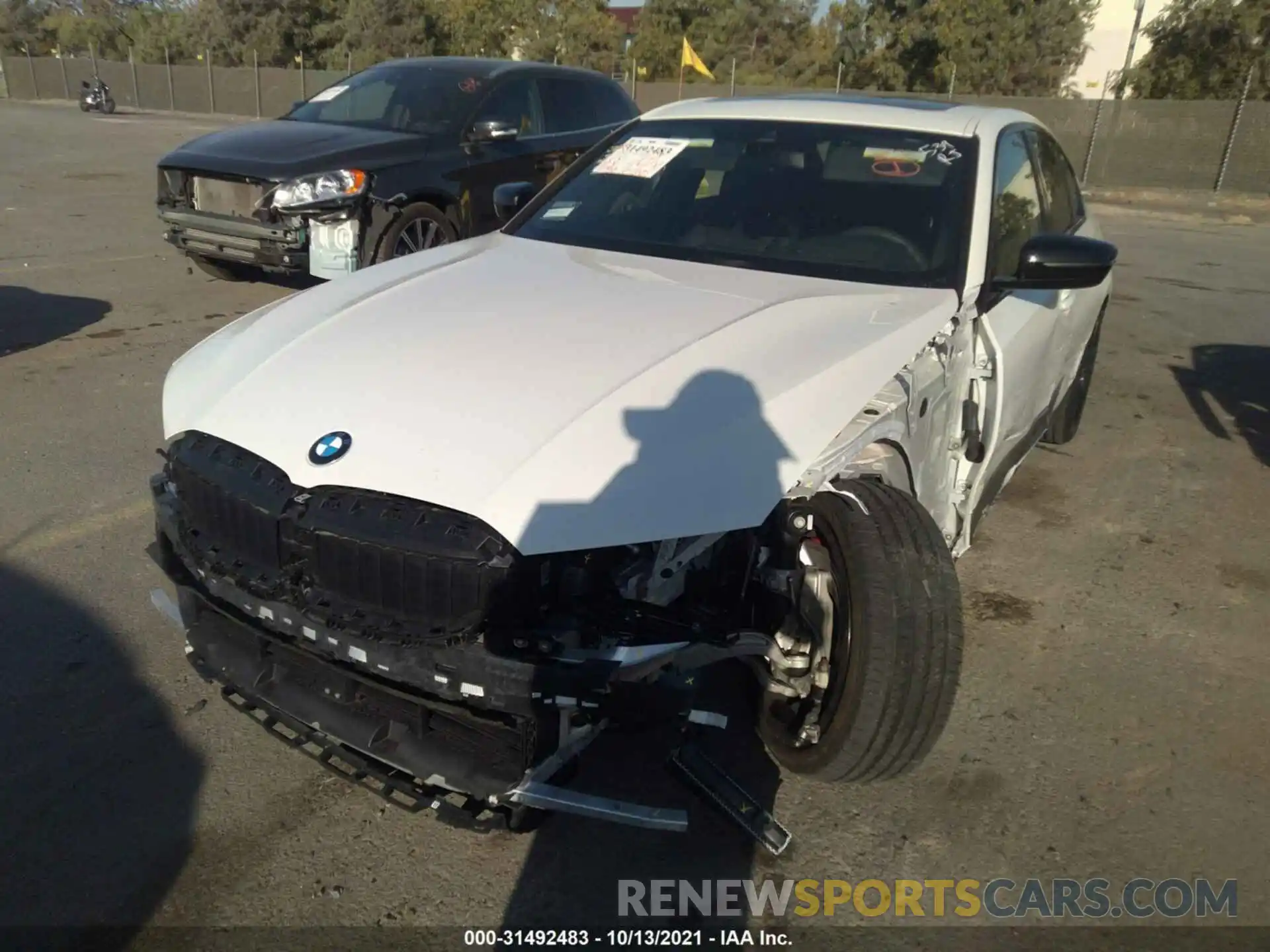 6 Photograph of a damaged car 3MW5U7J01M8B53979 BMW 3 SERIES 2021