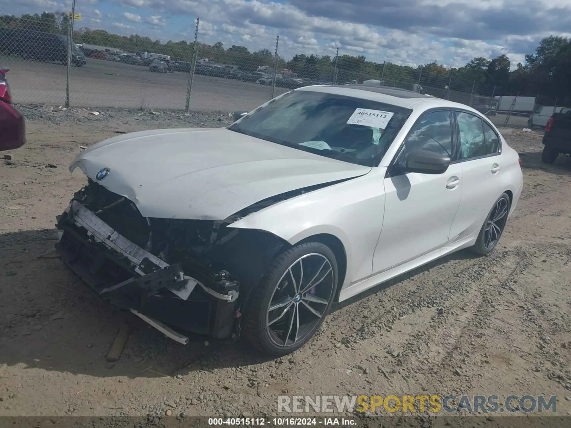 2 Photograph of a damaged car 3MW5U7J04M8B84014 BMW 3 SERIES 2021