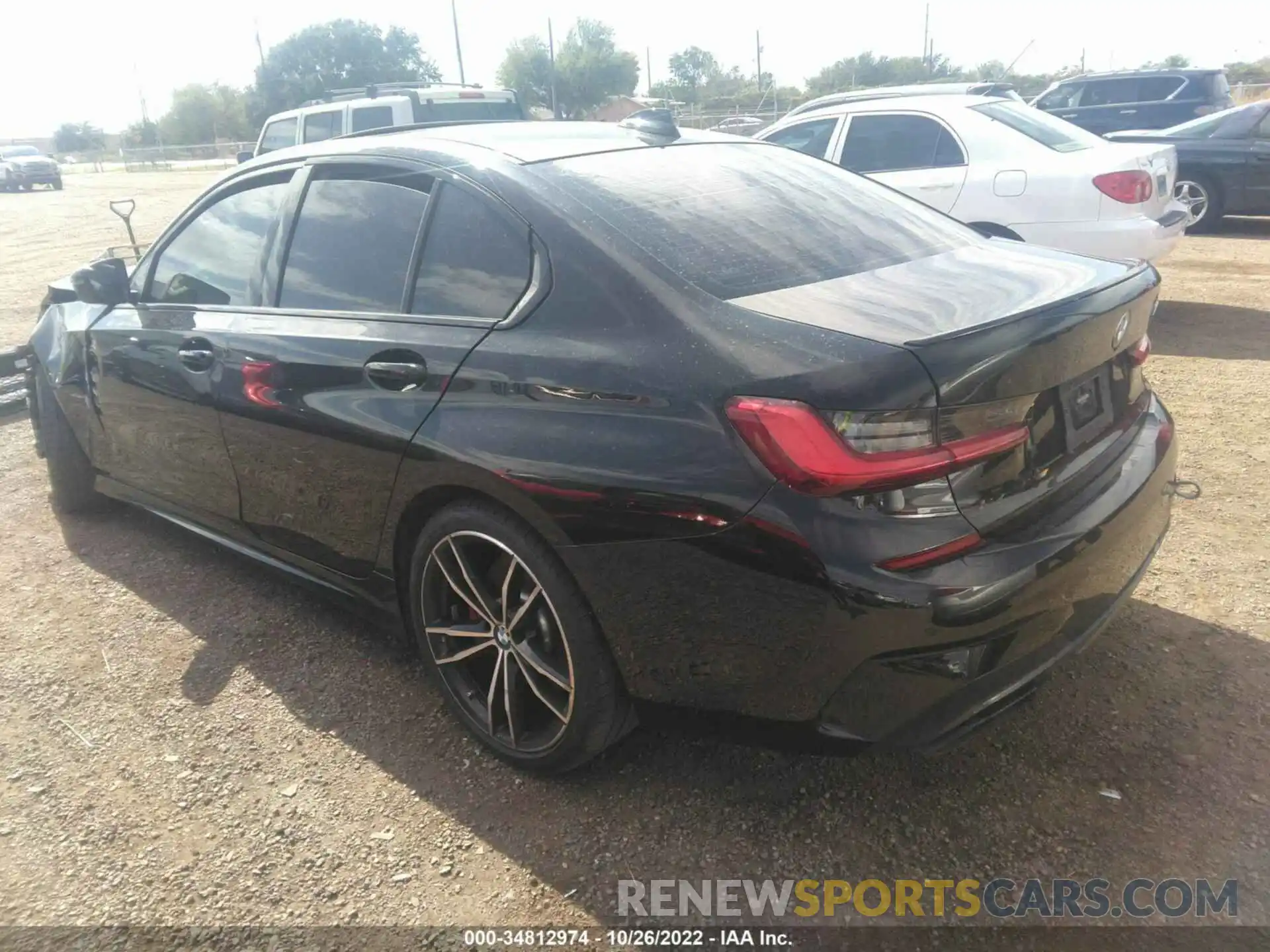 3 Photograph of a damaged car 3MW5U7J06M8B97573 BMW 3 SERIES 2021