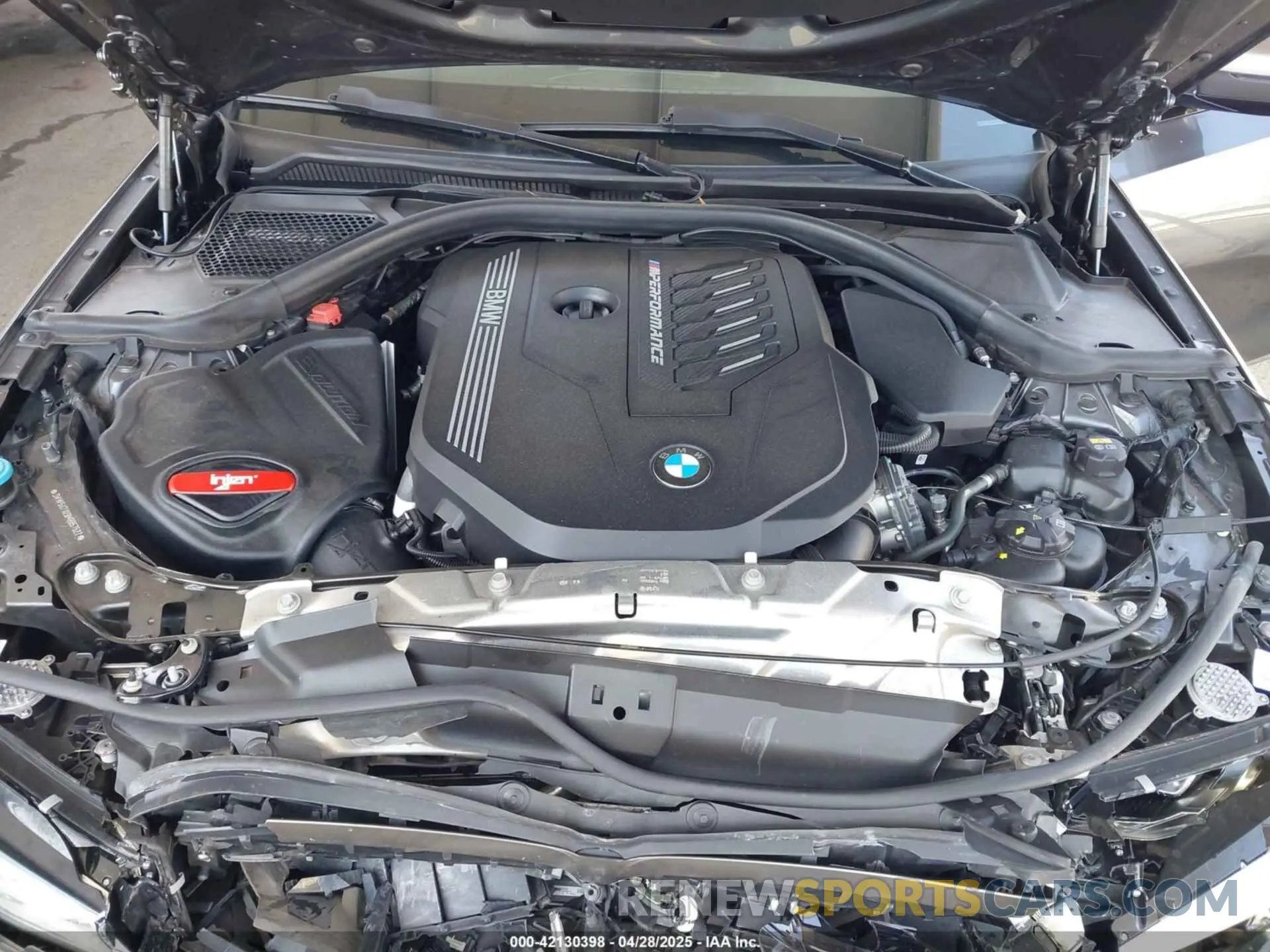 10 Photograph of a damaged car 3MW5U7J09M8B57522 BMW 3 SERIES 2021