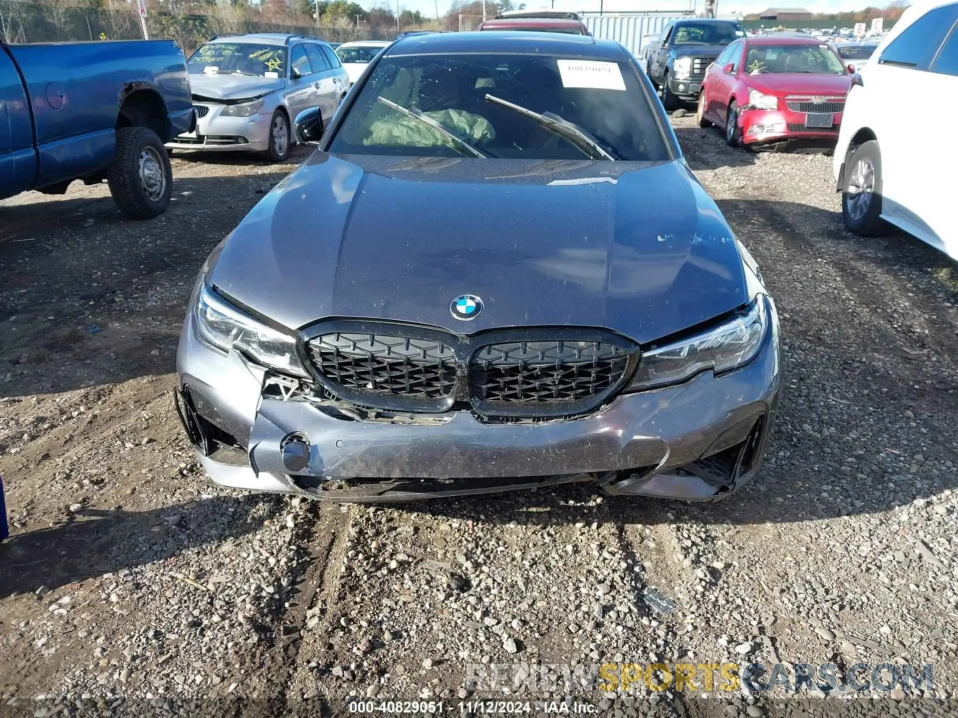 12 Photograph of a damaged car 3MW5U9J00M8B54195 BMW 3 SERIES 2021