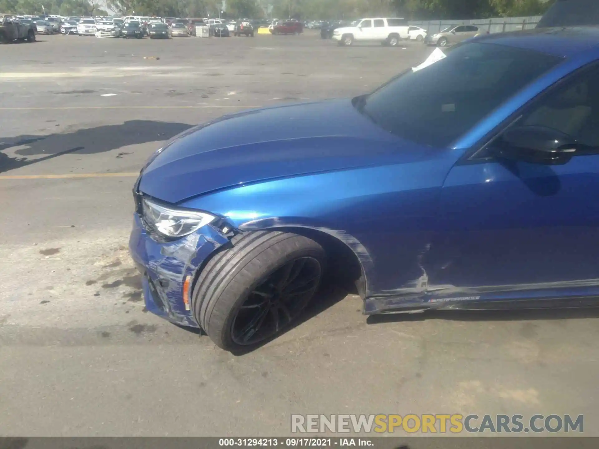 6 Photograph of a damaged car 3MW5U9J00M8B70011 BMW 3 SERIES 2021