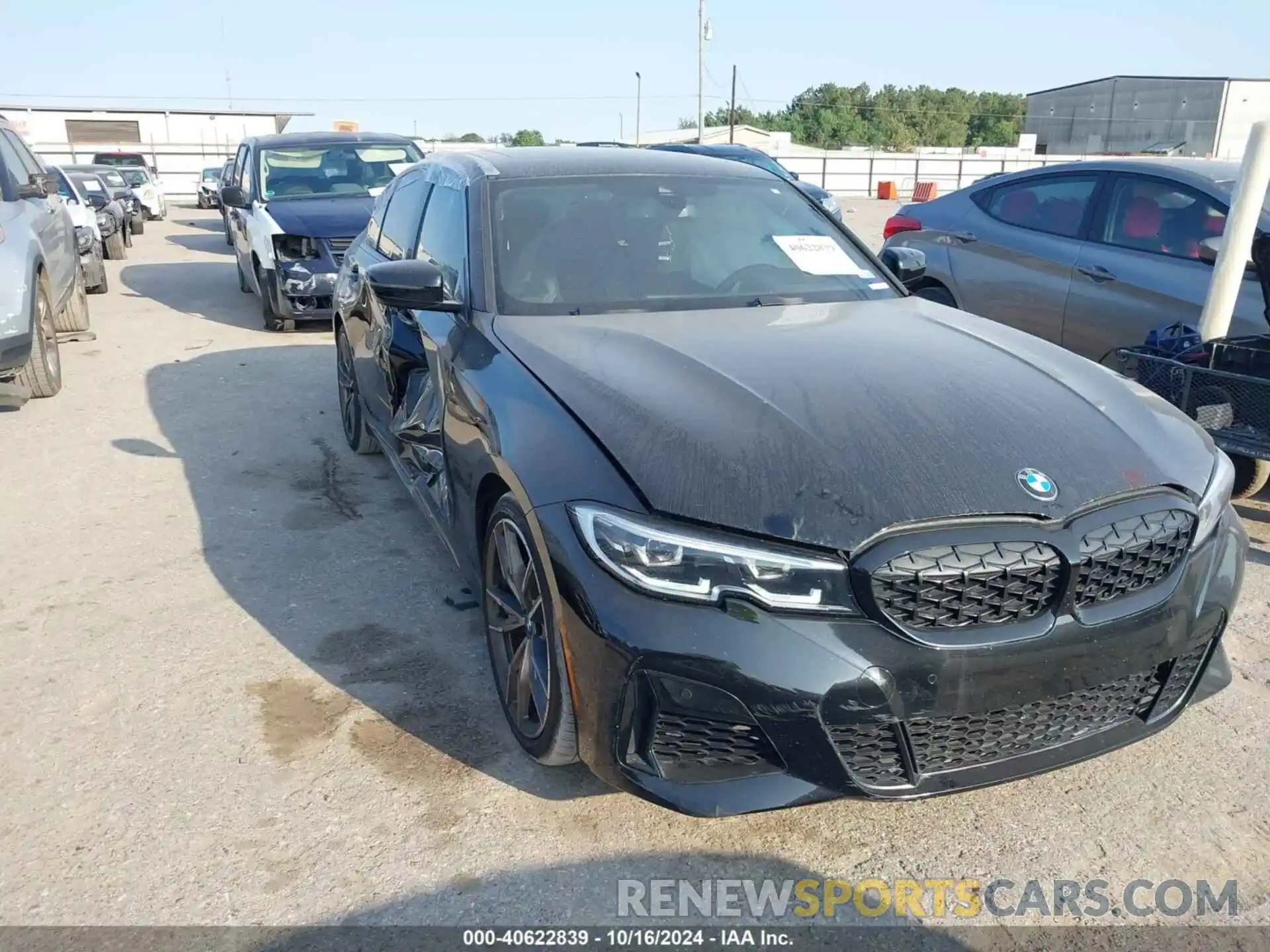 1 Photograph of a damaged car 3MW5U9J00M8B96530 BMW 3 SERIES 2021