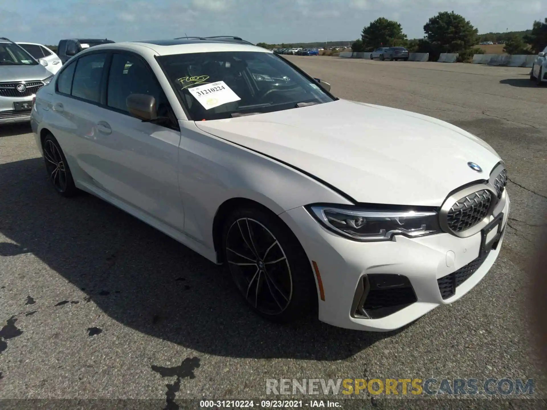 1 Photograph of a damaged car 3MW5U9J01M8B59373 BMW 3 SERIES 2021