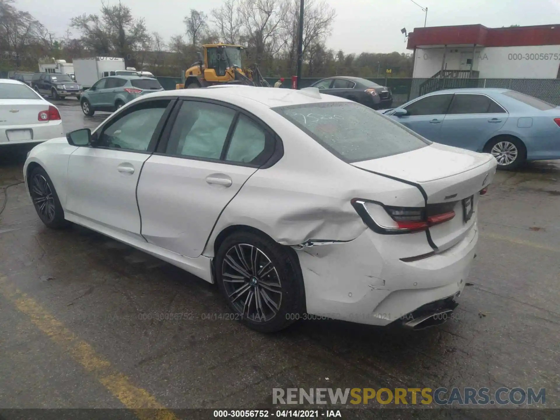 3 Photograph of a damaged car 3MW5U9J01M8B75220 BMW 3 SERIES 2021