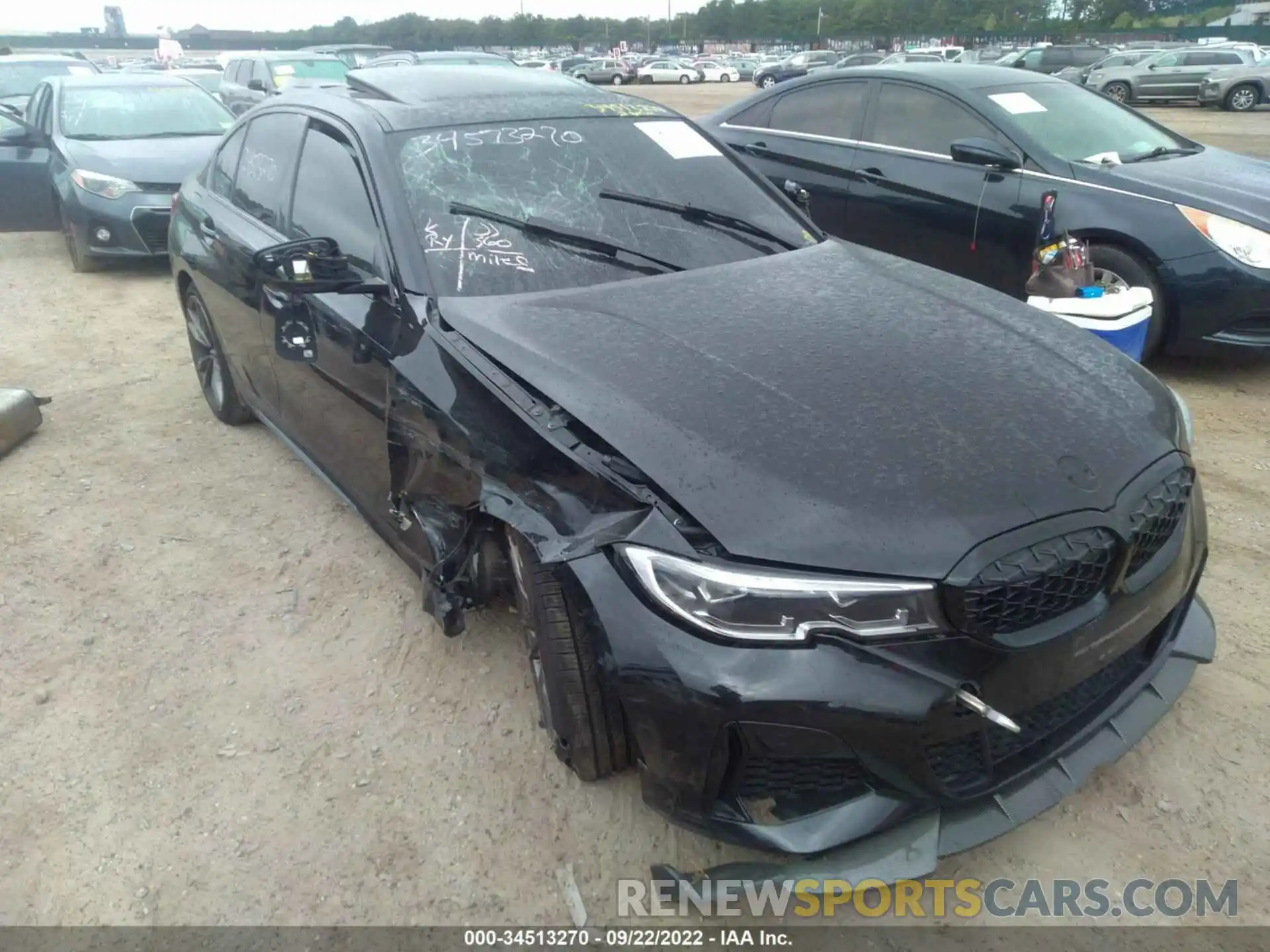 6 Photograph of a damaged car 3MW5U9J03M8B51632 BMW 3 SERIES 2021