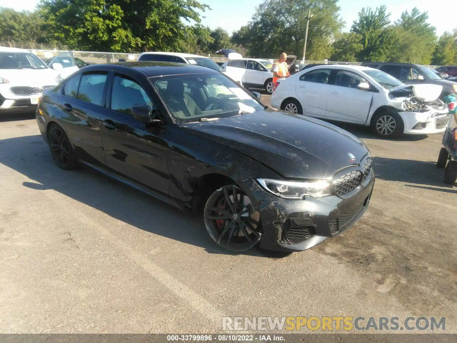 1 Photograph of a damaged car 3MW5U9J03M8C07438 BMW 3 SERIES 2021