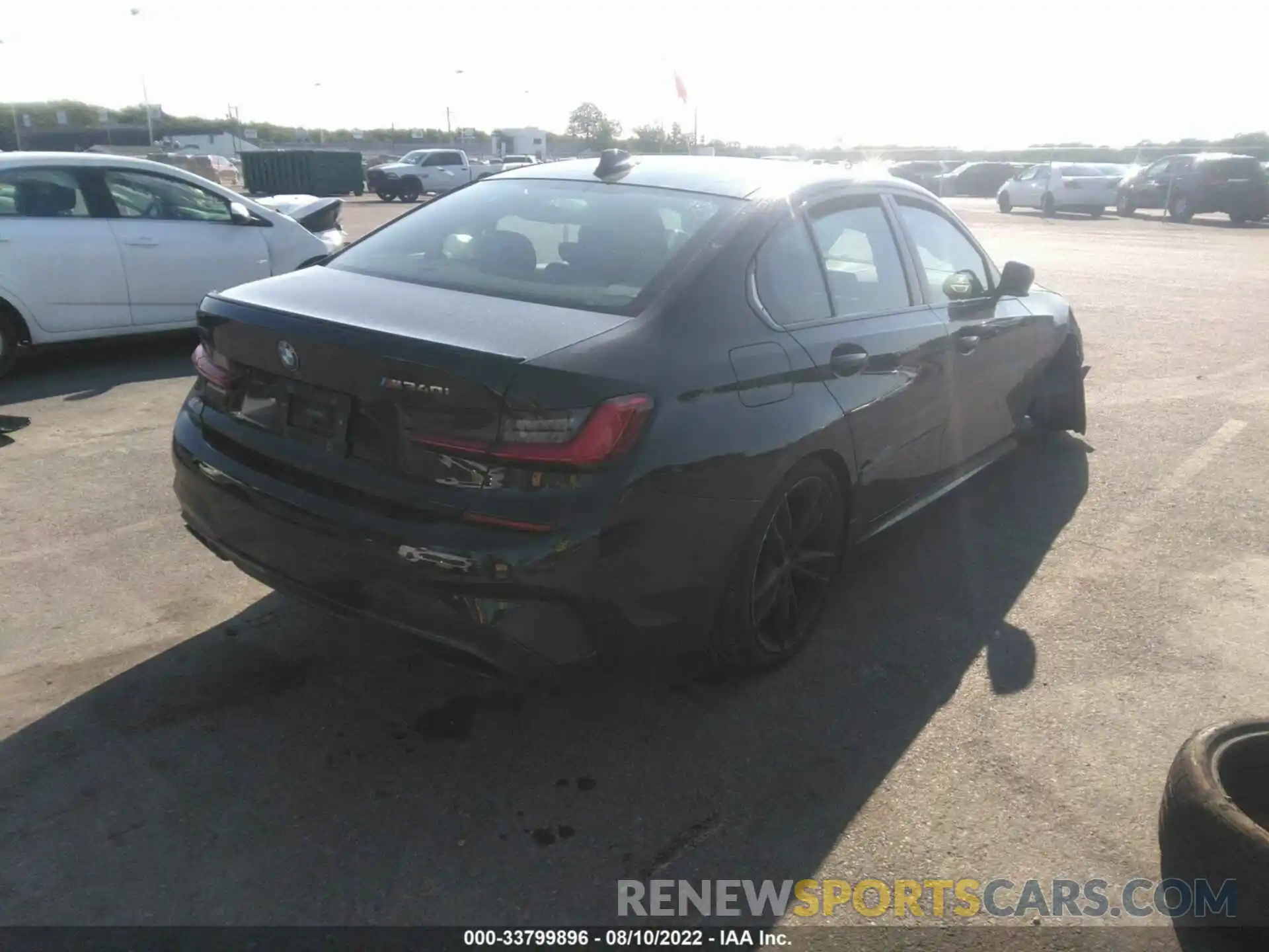 4 Photograph of a damaged car 3MW5U9J03M8C07438 BMW 3 SERIES 2021