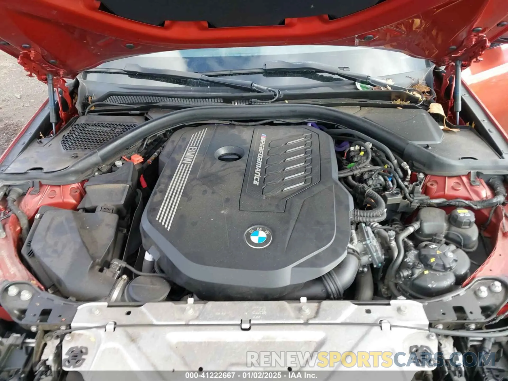 10 Photograph of a damaged car 3MW5U9J04M8B61795 BMW 3 SERIES 2021