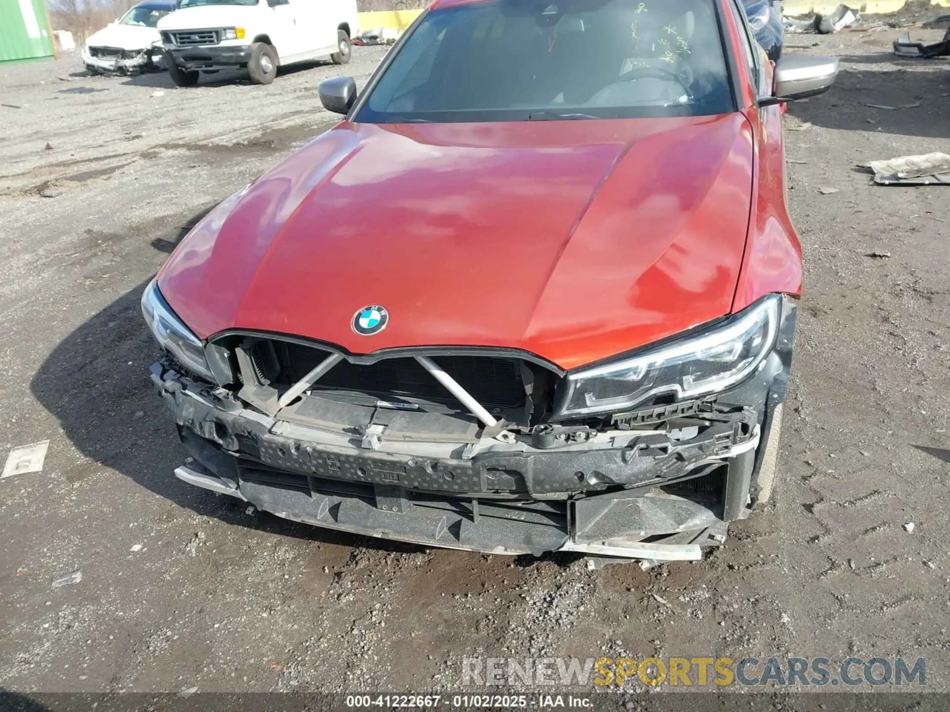 6 Photograph of a damaged car 3MW5U9J04M8B61795 BMW 3 SERIES 2021