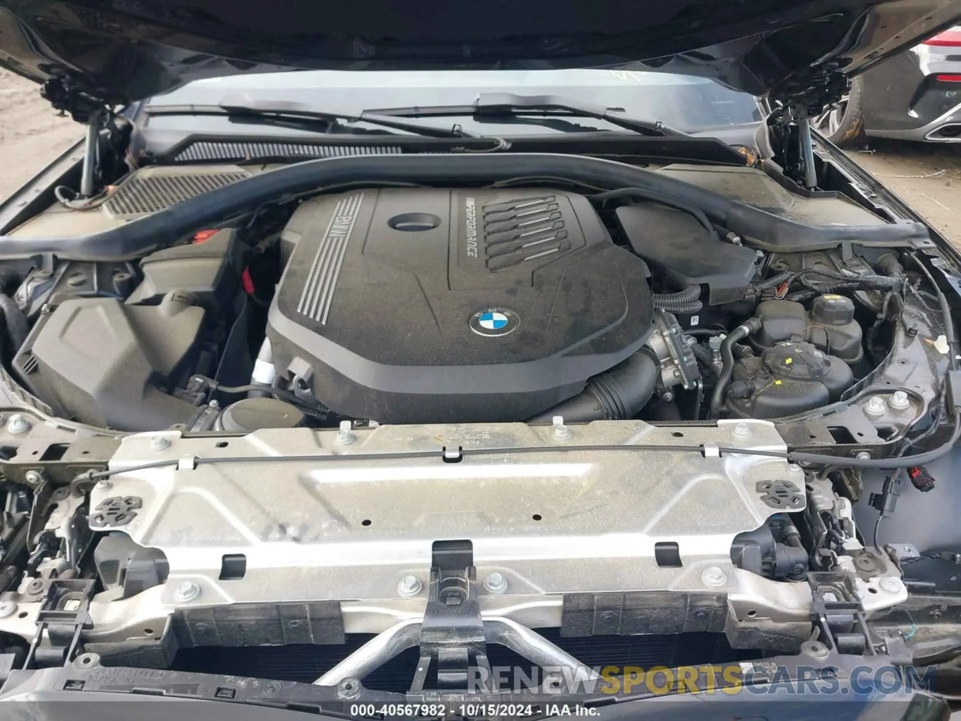 10 Photograph of a damaged car 3MW5U9J05M8B57447 BMW 3 SERIES 2021