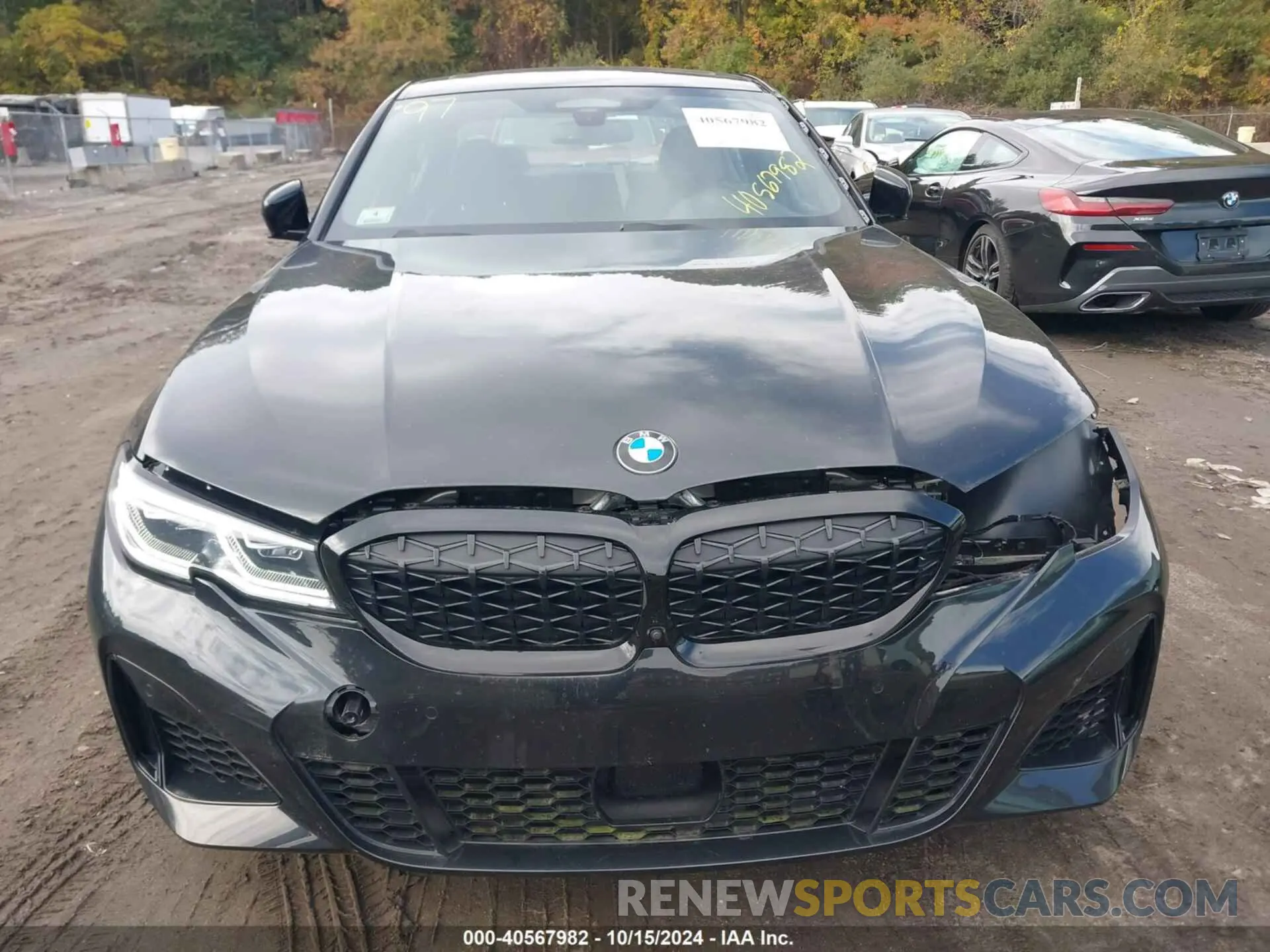 13 Photograph of a damaged car 3MW5U9J05M8B57447 BMW 3 SERIES 2021