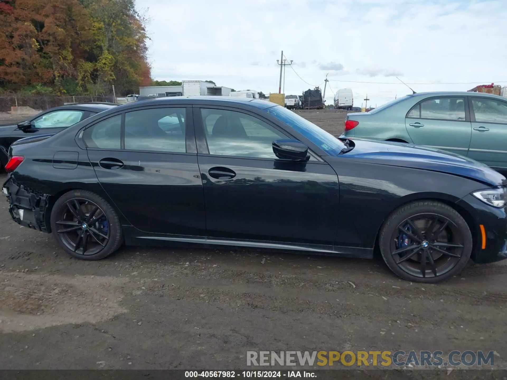 14 Photograph of a damaged car 3MW5U9J05M8B57447 BMW 3 SERIES 2021