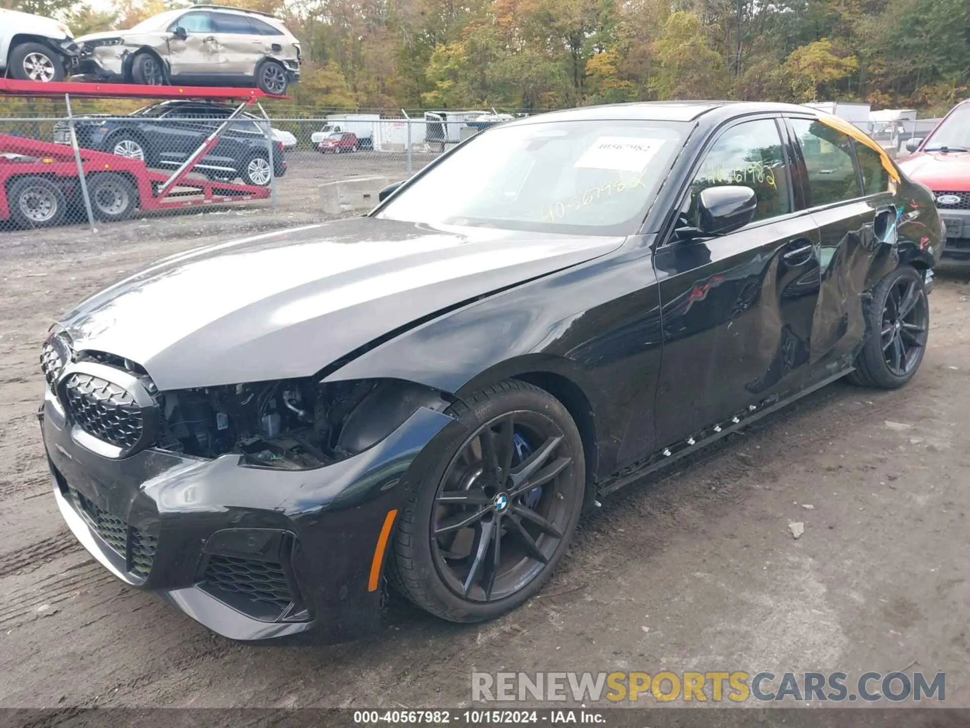 2 Photograph of a damaged car 3MW5U9J05M8B57447 BMW 3 SERIES 2021