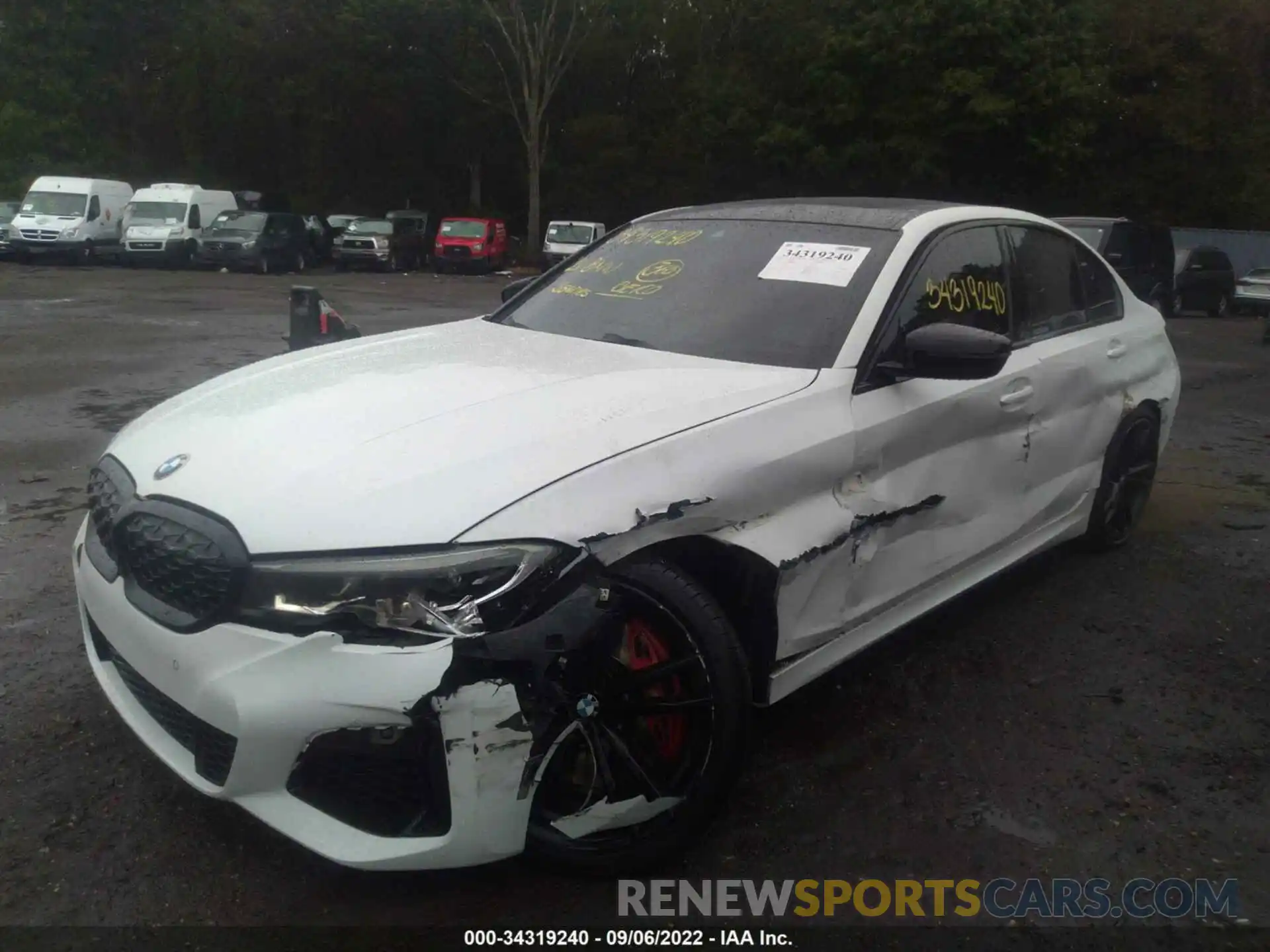 6 Photograph of a damaged car 3MW5U9J05M8B88519 BMW 3 SERIES 2021