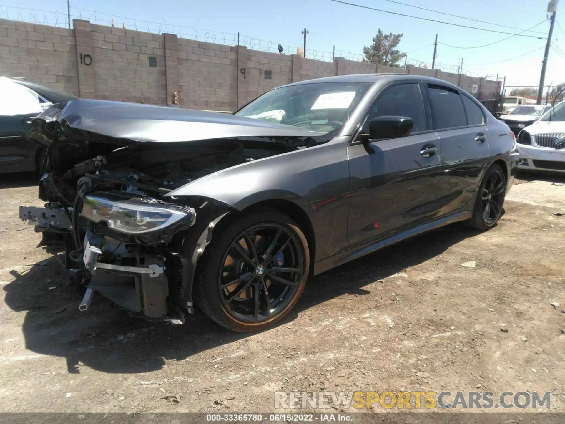 2 Photograph of a damaged car 3MW5U9J06M8B62589 BMW 3 SERIES 2021