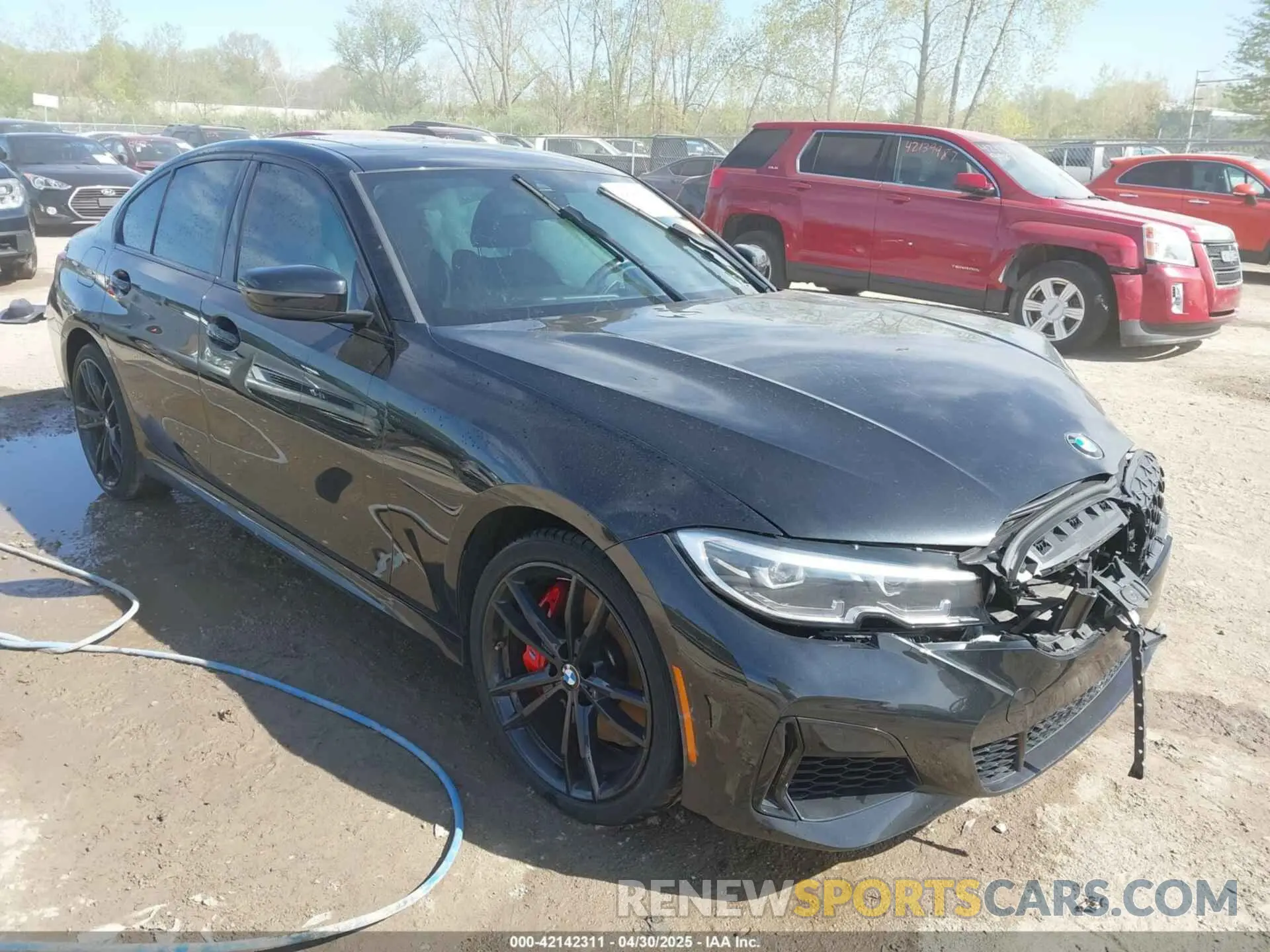 1 Photograph of a damaged car 3MW5U9J06M8C00189 BMW 3 SERIES 2021