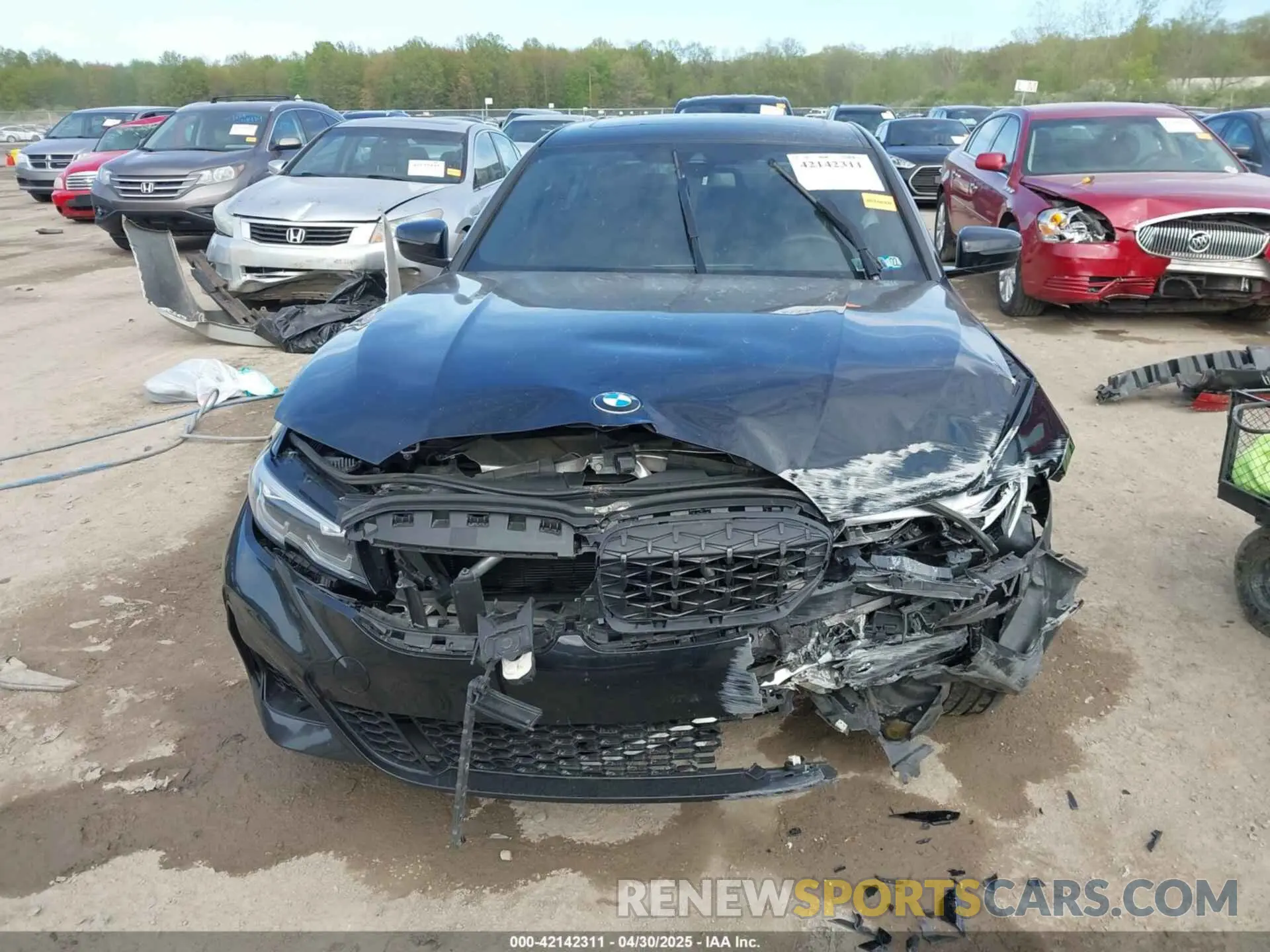 12 Photograph of a damaged car 3MW5U9J06M8C00189 BMW 3 SERIES 2021
