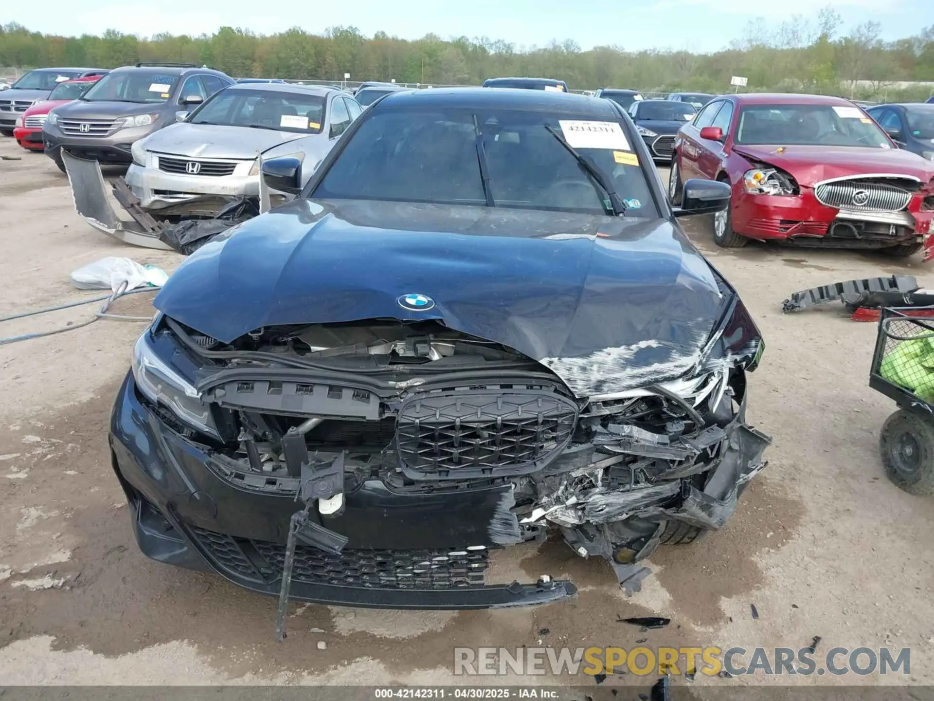 6 Photograph of a damaged car 3MW5U9J06M8C00189 BMW 3 SERIES 2021