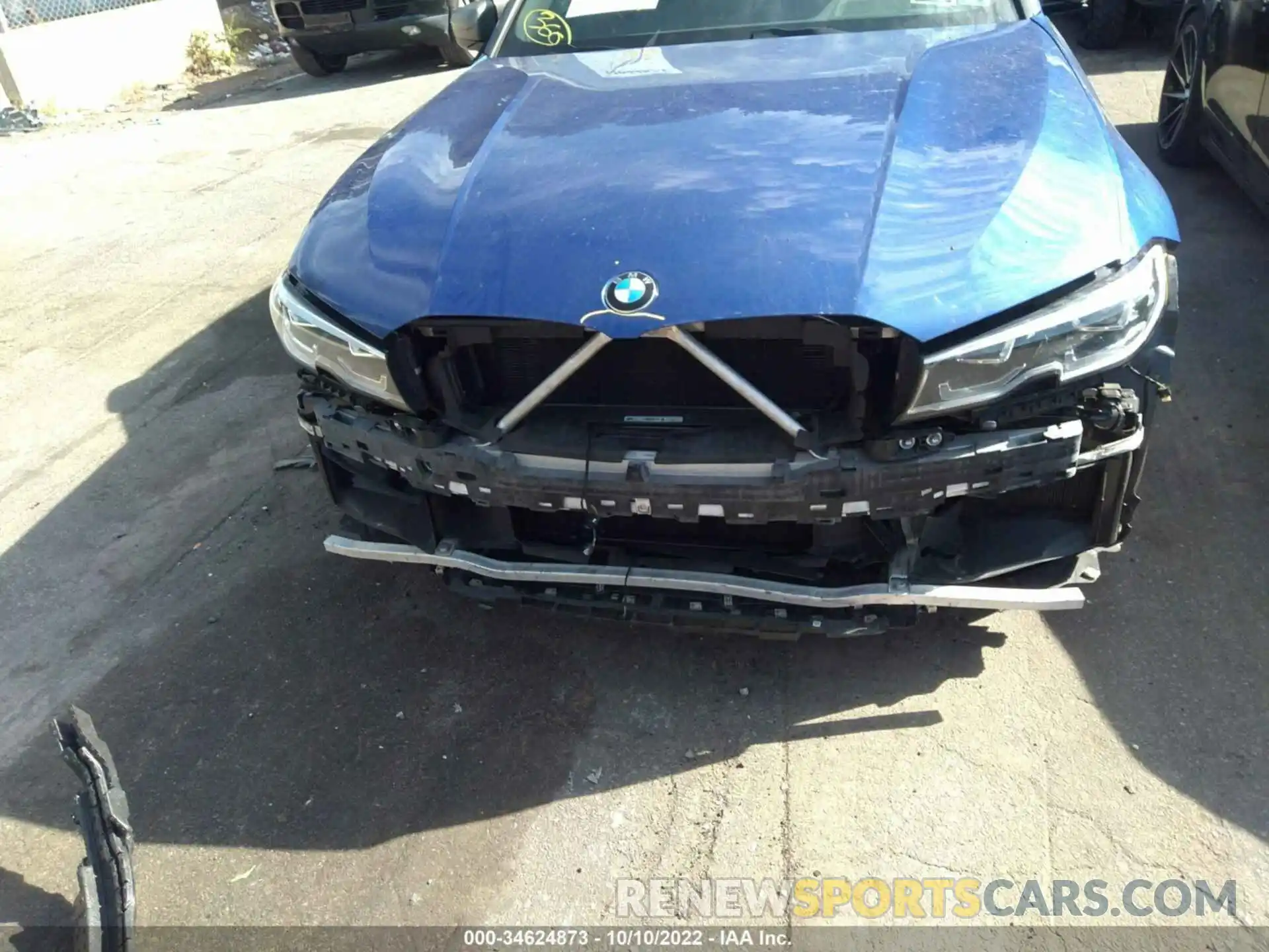 6 Photograph of a damaged car 3MW5U9J07M8B55473 BMW 3 SERIES 2021