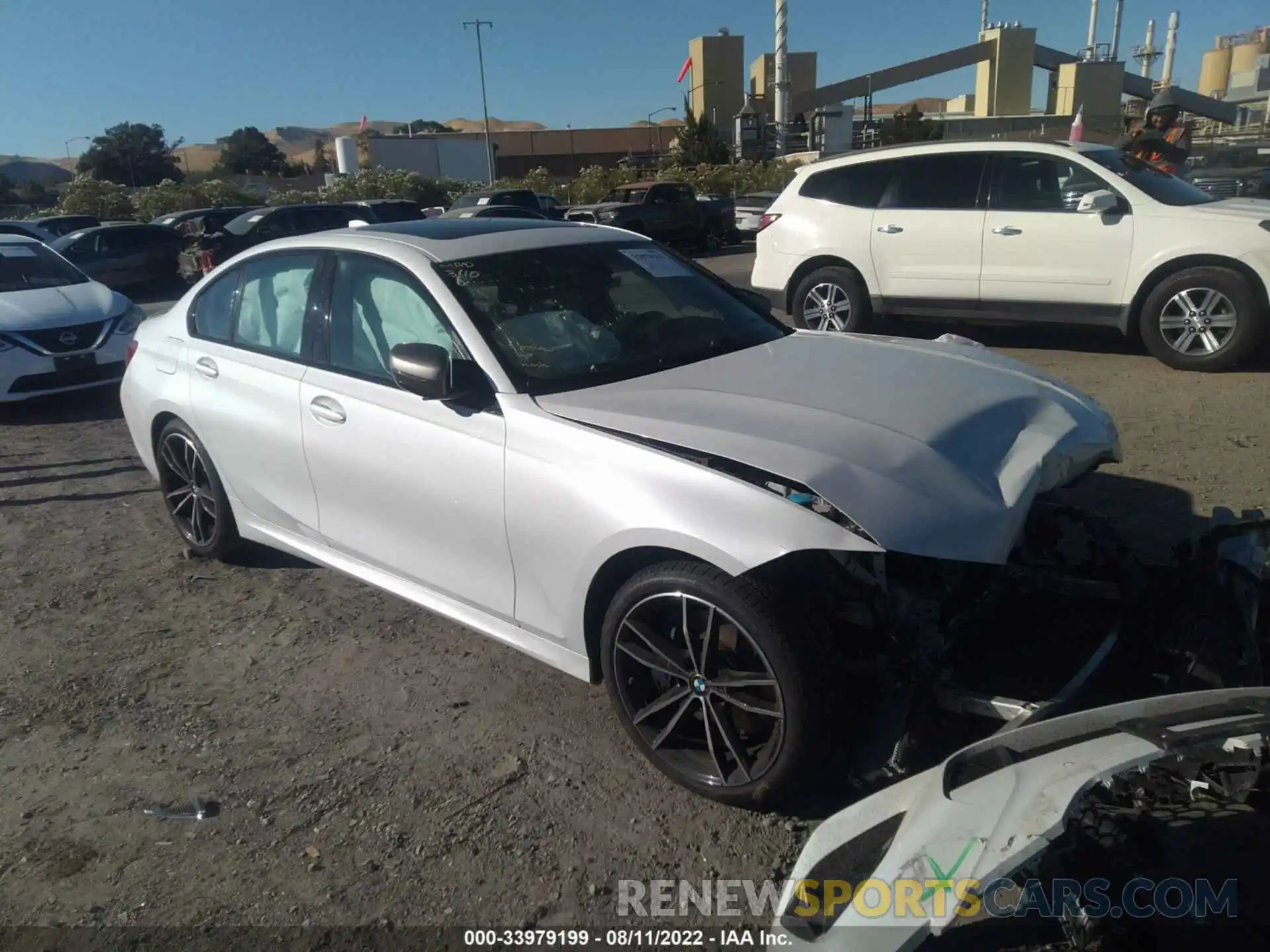 1 Photograph of a damaged car 3MW5U9J08M8B59029 BMW 3 SERIES 2021